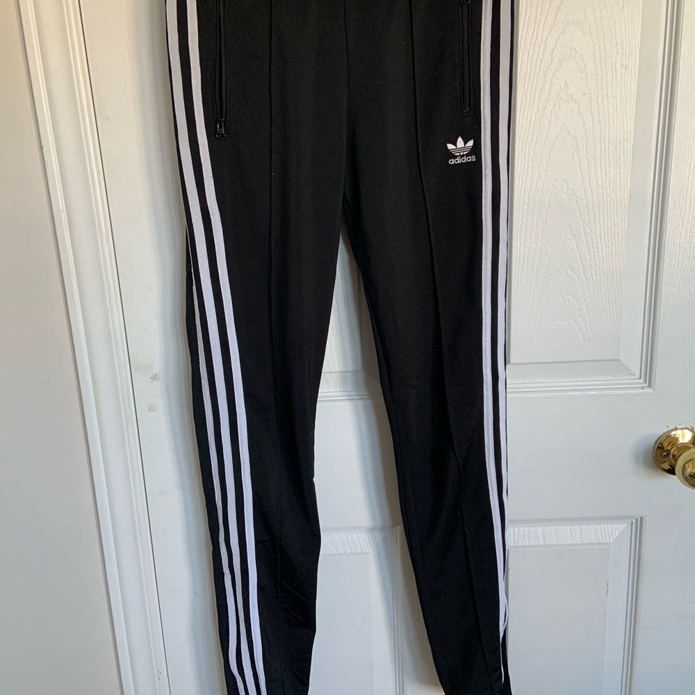Adidas, Joggers with Zip Bottoms and Pockets, Size: 14-15Y
